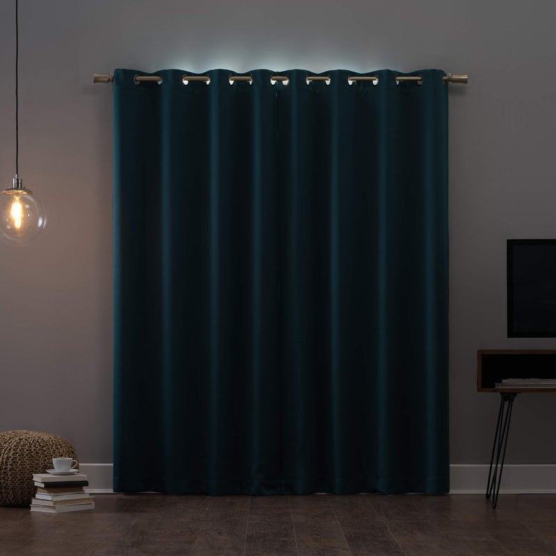 Sun Zero ستارة شمس زيرو نوردك ذات جودة المسرح 100% حجب للضوء، حلقة واحدة، 52" × 63"، لون تركوازي - Image 2